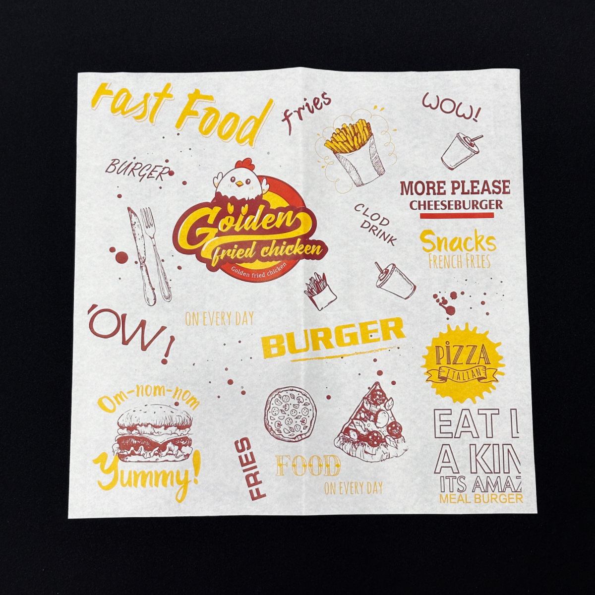 burger wrapping paper