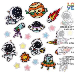 Bán Buôn <span class=keywords><strong>NASA</strong></span> Đưa Đón Tàu Sân Bay Máy Bay Spaceman Vá Appliques Huy Hiệu Thẻ Tên Lửa Thêu Merrow Cạnh Các Bản Vá Lỗi Cho Áo Khoác - Product Image 1