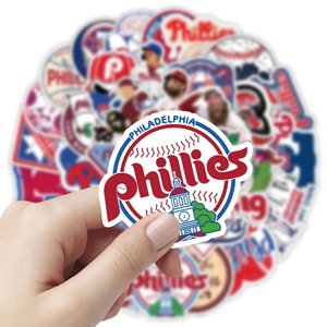 50PCS Sport USA Philadelphia Baseball Team Sticker - Product Image 4