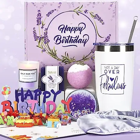 2023 novo Spa Cestas Bath Set Idéias Presentes de Aniversário para Mom Sister Female Friends Esposa Namorada Presentes de Aniversário para As Mulheres