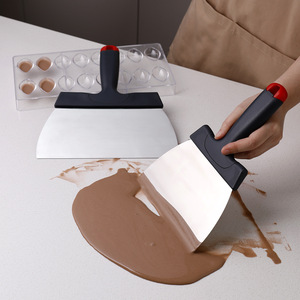 Espátula de templado de Chocolate para raspador de Chocolate, espátula de termostato de Chocolate, raspador de masa de acero inoxidable, herramientas para hornear - Product Image 6