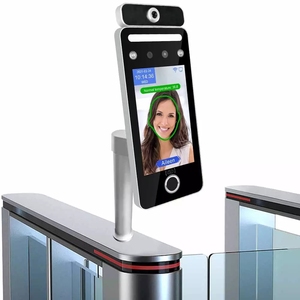 Sensor de temperatura con Control de acceso facial, lector de código QR, TCP/IP, WIFI, Control de acceso de reconocimiento facial IA - Product Image 5