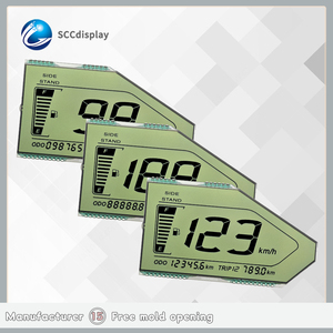 Commercio all'ingrosso personalizzabile monocromatico 7 segmento SJXDGW016 Anti-abbagliamento Display LCD schermo alta durata della vita moto moduli LCD - Product Image 2