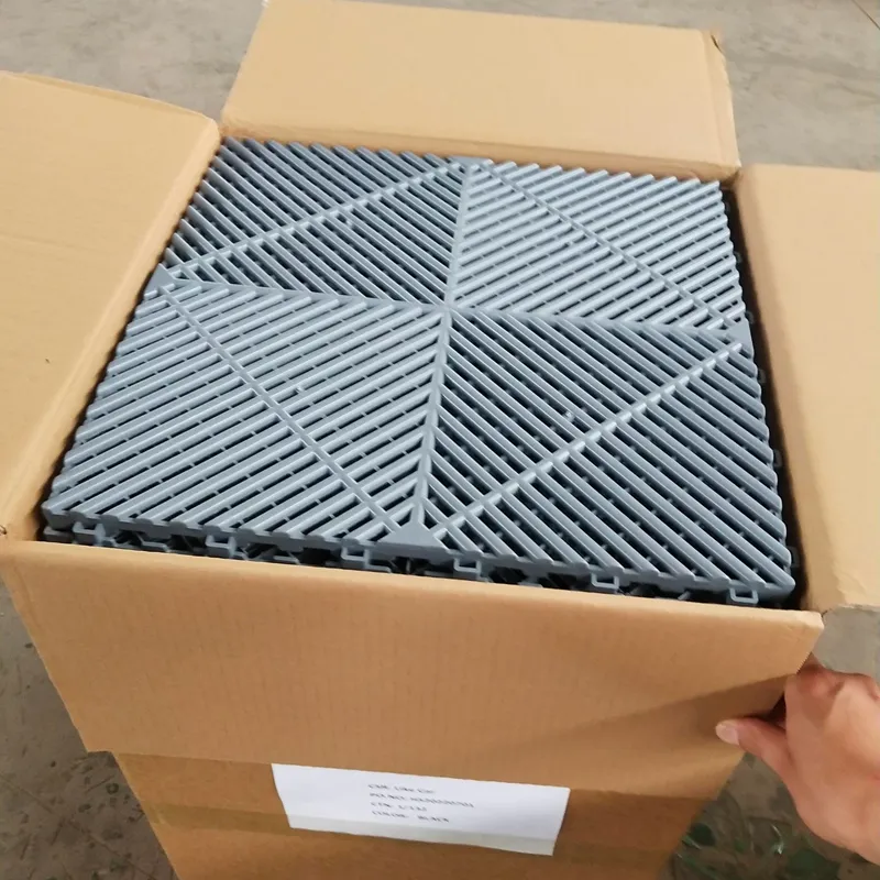 Azulejos de plástico entrelazados para suelo de coche, para lavado, venta al por mayor de fábrica