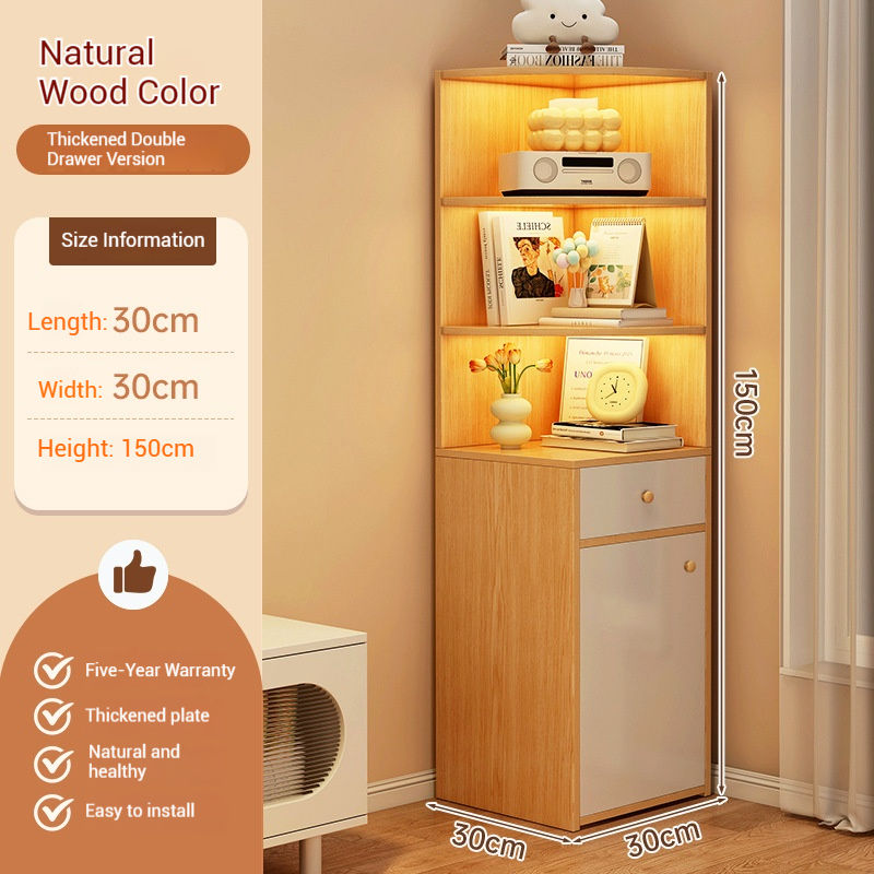 30 * 30 * 150cm natural wood color