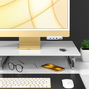 IMC01สำหรับ iMac ฮับ USB C แท่นวางกับ iMac 2021เครื่องมือฟรี HDMI 4K
