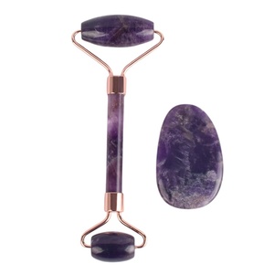 Yüz kaldırma aracı yeşim Gua Sha rulo yeşim yüz masajı masajı - Product Image 1