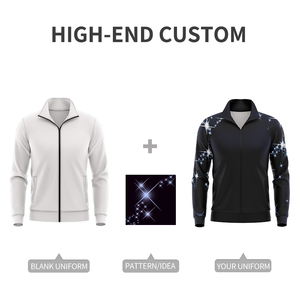 Ensemble de veste épaissie de jogging à fermeture éclair de haute qualité personnalisée Polyester 450G polaire football club formation col côtelé survêtement X2582 - Product Image 2