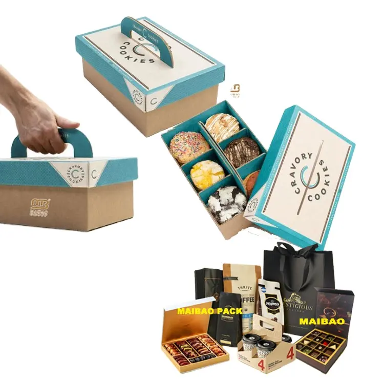 Produit Emballage Boîtes Personnalisées Cajas Para Chocolats Artesanales Boite Cupcake Romantique Fruits Fraise Macaron Boîte D'emballage