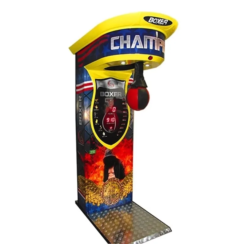 Divertimento giochi a gettoni punzonatura Ultimate biglietti elettronici redenzione boxe Punch machine Arcade Game Boxing Machine