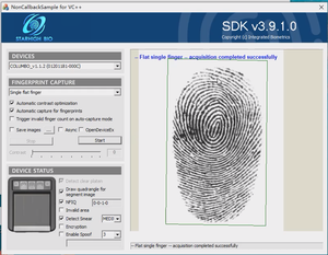 Android Windows Linux OS Software Integration Biometrie FBI-zertifizierter USB-Finger abdrucks canner - Product Image 6