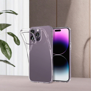 เคสโทรศัพท์มือถือ TPU นิ่ม5G ใสบางเฉียบสำหรับ iPhone 12 13 14 15 16 Mini Pro Max PLUS ป้องกันการตกกันกระแทกกันลื่น - Product Image 3