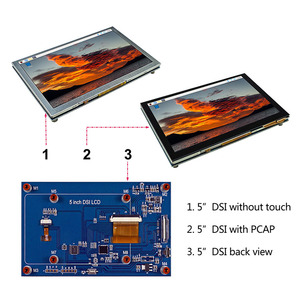 2024 nuova 5.0 "MIPI DSI 800x480 pixel Display Touch screen per Raspberry Pi 3B/3B +/4B - Product Image 5