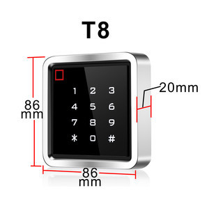 WIFI Tuya Smart Door Lock IP68 impermeabile controllo accessi tastiera Standalone 13.56Mhz RFID Card sistema di controllo accessi porta - Product Image 5