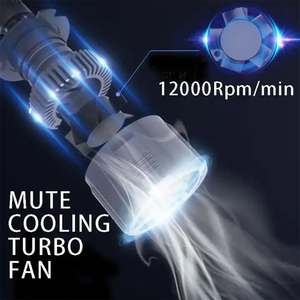 หลอดไฟ LED 150w h7 h4 20000lm c6 ไฟหน้ารถสําหรับรถยนต์ - Product Image 4