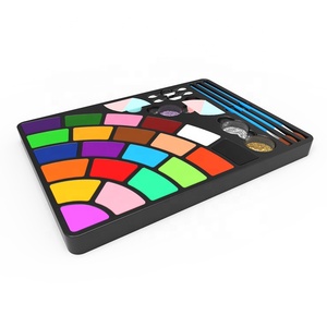 Uper-Kit de pintura corporal para niñas, kit de maquillaje de colores brillantes en la oscuridad