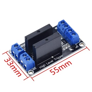 China PCBA Factory 5V Relais 1 2 4 8 Kanal Für OMRON SSR High Low Level Halbleiter relais modul 250V 2A - Product Image 4