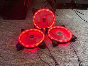 LEDライトプラスチックRGBゲーミングPCコンピューターファンマルチカラー120mmCPUクーラーファンARGBコンピューターラジエーターファン - Product Image 3