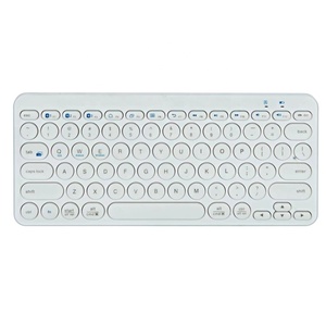 2024 Hot Sales Slim Portable Wireless <strong>Keyboard</strong> 3 <strong>bluetooth</strong> Channels <strong>Keyboard</strong> for Mac PC Phone Pad IOS <strong>Android</strong> Windows - Product Image 5