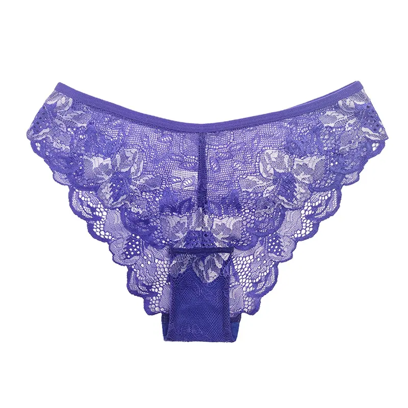 Transparent Lace Panties Low Waist Seamless Comfortable Breathable Thong For Ladies