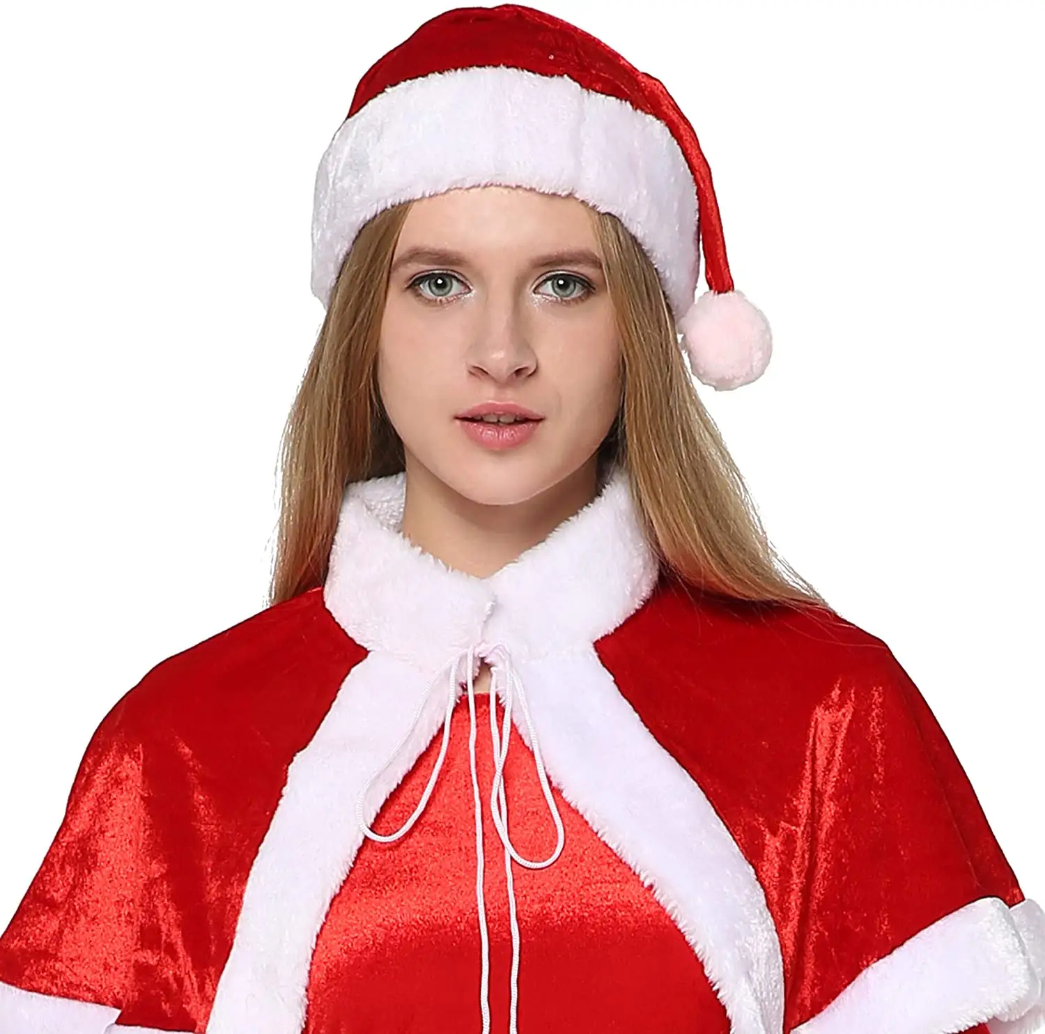 Disfraz de Miss Santa Claus para mujer, disfraz de Navidad