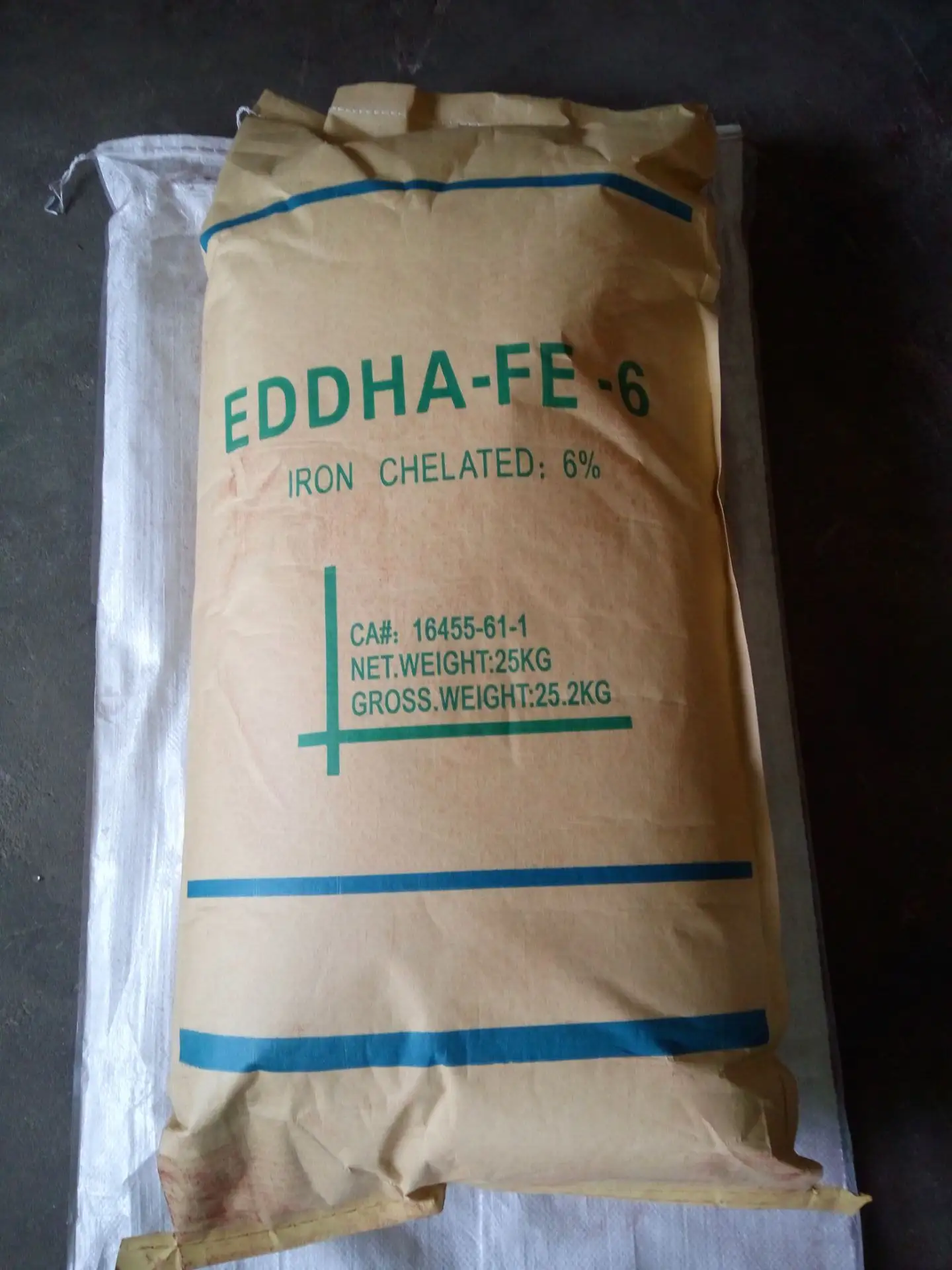 Eddha fe 6% eddha edta fe חקלאי דשנים ברזל chelate ברזל 6% fe-eddha 6 7% תיבת 5kg