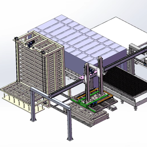 Sheet Metal Processing Automation Solution <strong>Automatic</strong> Storage Warehouse with <strong>Automatic</strong> <strong>Loading</strong> and Unloading <strong>System</strong>