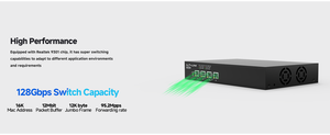 ALTI-LINK High-Speed 10Gbps Network Upgrade 4-Port 10G Unmanaged VLAN Copper Ethernet IGMP Snooping Stackable Features