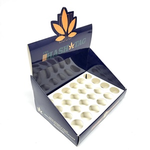 Caja de exhibición de cartón personalizada, cajas de exhibición de embalaje de papel de mostrador superior impreso para tienda minorista de pre roll - Product Image 1