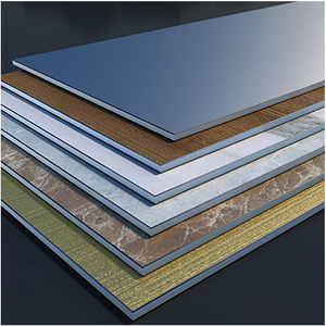 Dekorative Aluminium-Innenwand1220 * 2440mm Verkleidung Feuerfeste hoch glänzende Platte <span class=keywords><strong>Acm</strong></span> Sheet