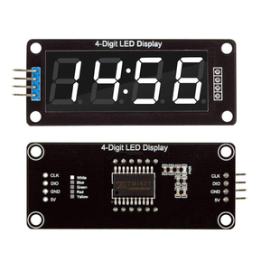 TM1637 0.56 "LED Display digitale tubo decimale 7 segmento 4 cifre orologio doppio Display a punti Driver seriale modulo - Product Image 2