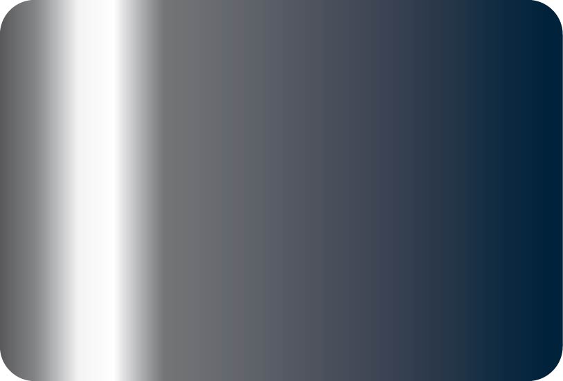 Silver / Dark Navy Blue