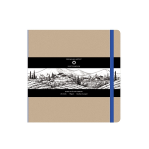 Kraft papier 1,5mm Pappe runde Ecke 145x145mm Kleber bindung anpassbares Journal SKETCH BOOK Notizbuch