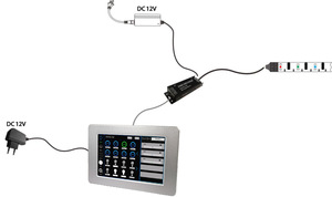 DMX501 Touch LCD Screen Host DMX512 Touch <strong>Controller</strong> 12V DMX Master <strong>Controller</strong> Support 64 Devices Intelligent Lighting <strong>System</strong> - Product Image 4