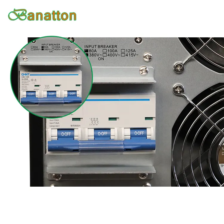 Banatton/OEM High Frequency Parallel Industrial 3 Phases Online UPS