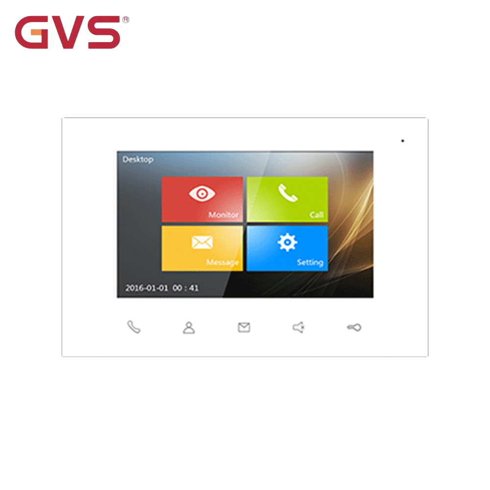 Moniteur intérieur blanc T-IS01-W