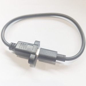 Usb 2.0 3.0 C型微型B母螺钉面板安装到USB C微型B公直角适配器扩展电缆 - Product Image 4