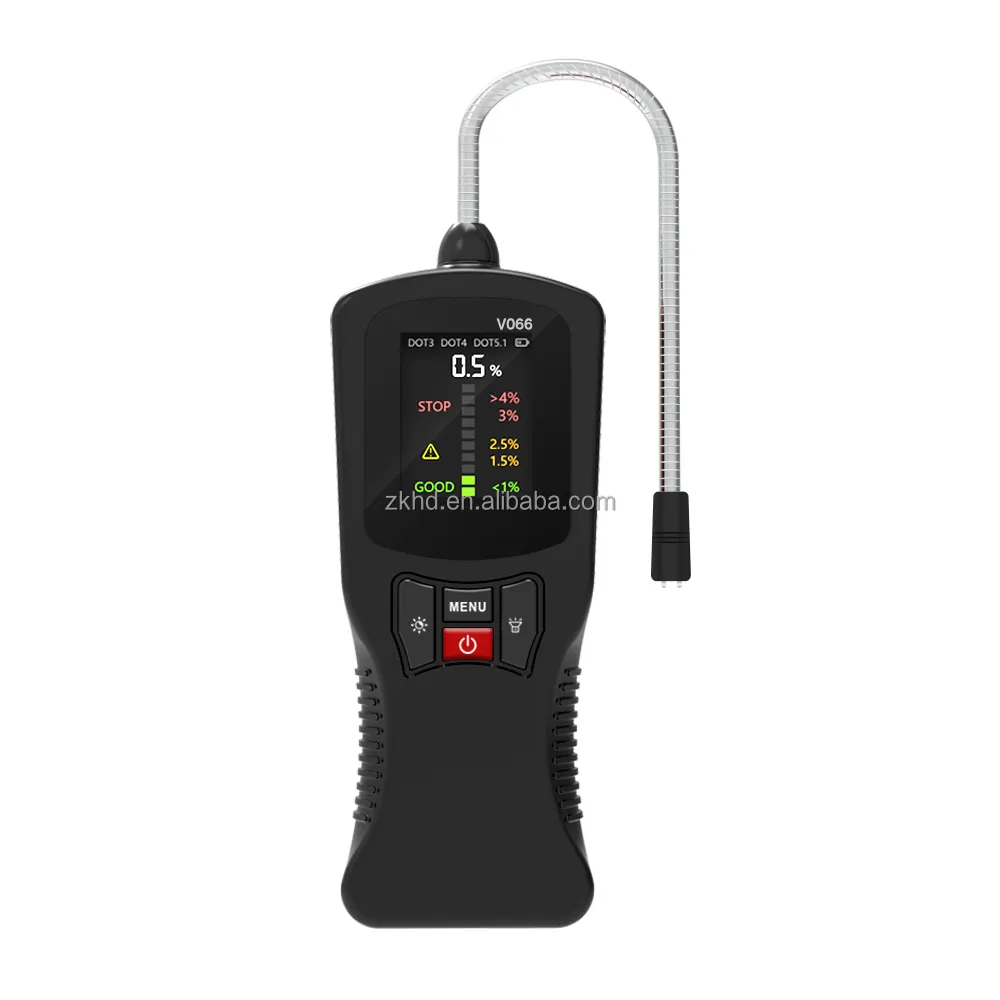 2023 recién llegados precio de fábrica V066 freno Fuild Detector DOT3 DOT4 DOT5.1 herramienta de prueba de diagnóstico automático probador de líquido de frenos
