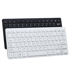 Mini versión con cable USB 78 teclas Teclado para juegos de chocolate, teclado pequeño de viaje portátil y compacto - Product Image 1