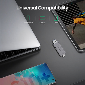 PSDAカードリーダーUSB3.0 & Type C to SDTFカードリーダー (PCラップトップアクセサリー用) スマートメモリカードリーダーSDカードリーダー - Product Image 4