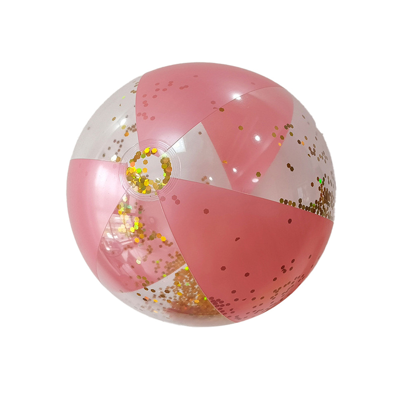 Boule de paillettes or rose 24 pouces