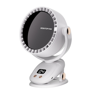 Desktop Fan Usb Ventilation <strong>Portable</strong> Rechargeable Li-ion Battery <strong>Computer</strong> Display Data Regulation 6 Speed <strong>Control</strong> Bladeless Fan