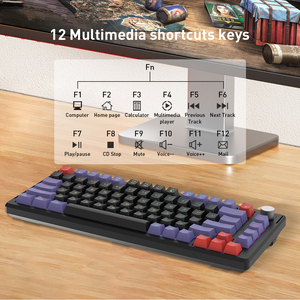 New Hot <strong>Computer</strong> <strong>Keyboard</strong> Wired with Play Button Entertainment Multi Color Selection Bluetooth Wireless Mini Mechanical <strong>Keyboard</strong> - Product Image 6