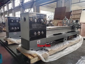 Supertech cs6266c/3000 מכונת מחרטה <span class=keywords><strong>cnc</strong></span> 3000 מ "מ, כלי מתכת דיוק גבוהה עם מערכת הזנה אוטומטית