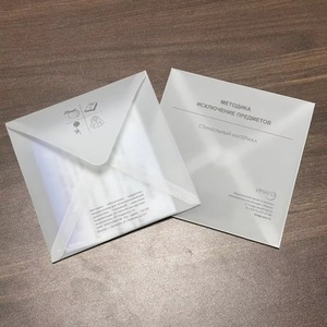 Bán Sỉ Thiệp Mời Thủy Tinh Theo Yêu Cầu Phong Bì Giấy Da Mờ - Product Image 3