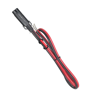 Battery Solar Charger <strong>2</strong> Pin Connector Power Stripped End Extension Cable Sae Plug to Tinned <strong>Wire</strong> - Product Image 2