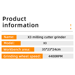 X3高速通用自动铣刀磨床工具磨床 - Product Image 5