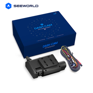 双镜头全球定位系统仪表板凸轮，适用于汽车和卡车，配有4g实时跟踪视频流sim卡插头前后视镜摄像头跟踪器 - Product Image 4