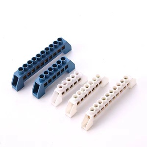 XP0609K-6P Rail <strong>Type</strong> Brass Earth <strong>Terminal</strong> <strong>Block</strong> 8P 10P Screw <strong>Fixed</strong> Bridge <strong>Type</strong> <strong>Terminal</strong> <strong>Blocks</strong> - Product Image 2