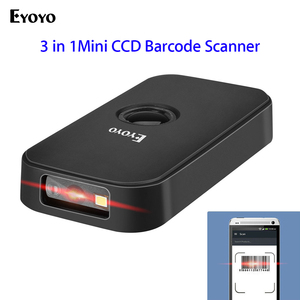 Eyoyo迷你CCD B-T条形码扫描仪，3-in-1 B-T & USB有线 & 2.4无线条形码阅读器便携式图像扫描仪1D - Product Image 6